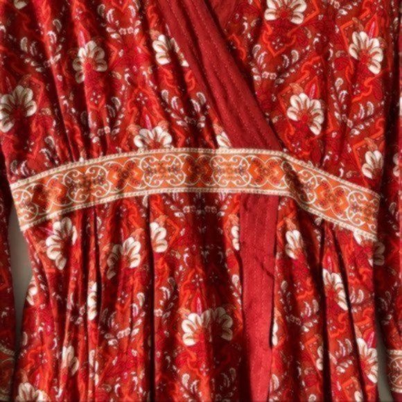 SPELL & THE GYPSY Jewel Soiree Dress Red XSmall - Picture 5 of 12